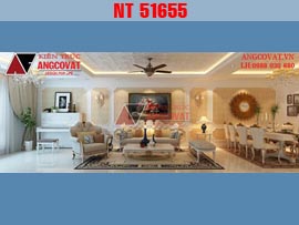 Nội thất chung cư phong cách Châu Âu sang trọng NT51655